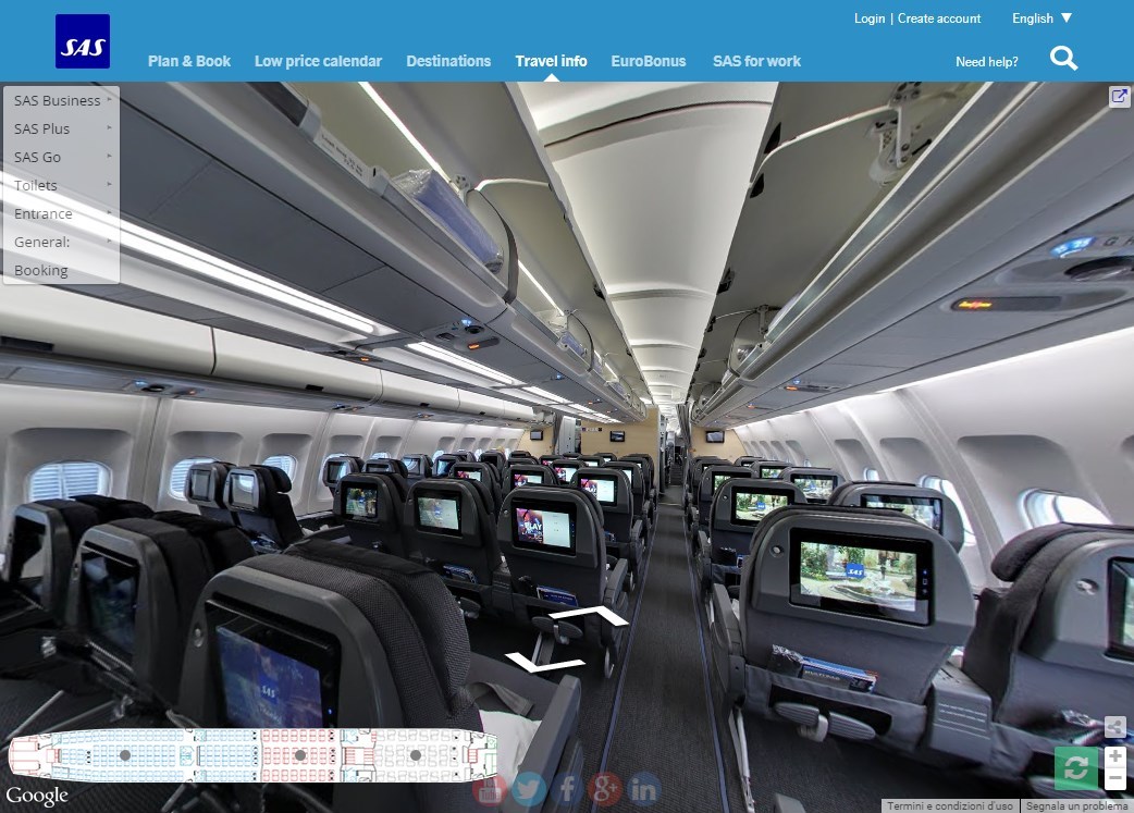 sas airlines Scandinavian Airlines System street view