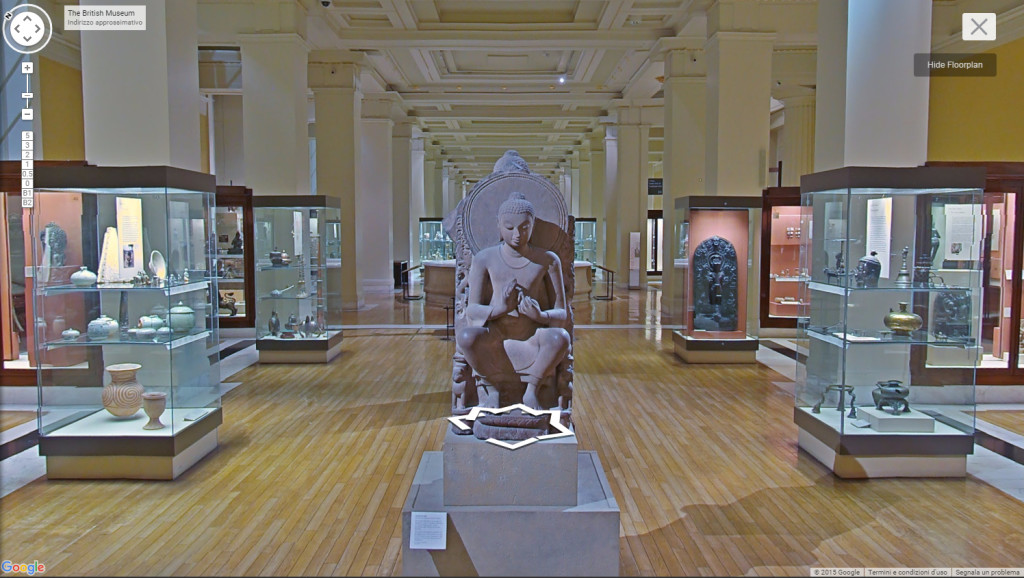 the british museum google cultural street view
