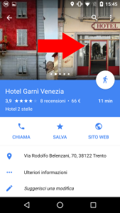 google maps hotel servizi
